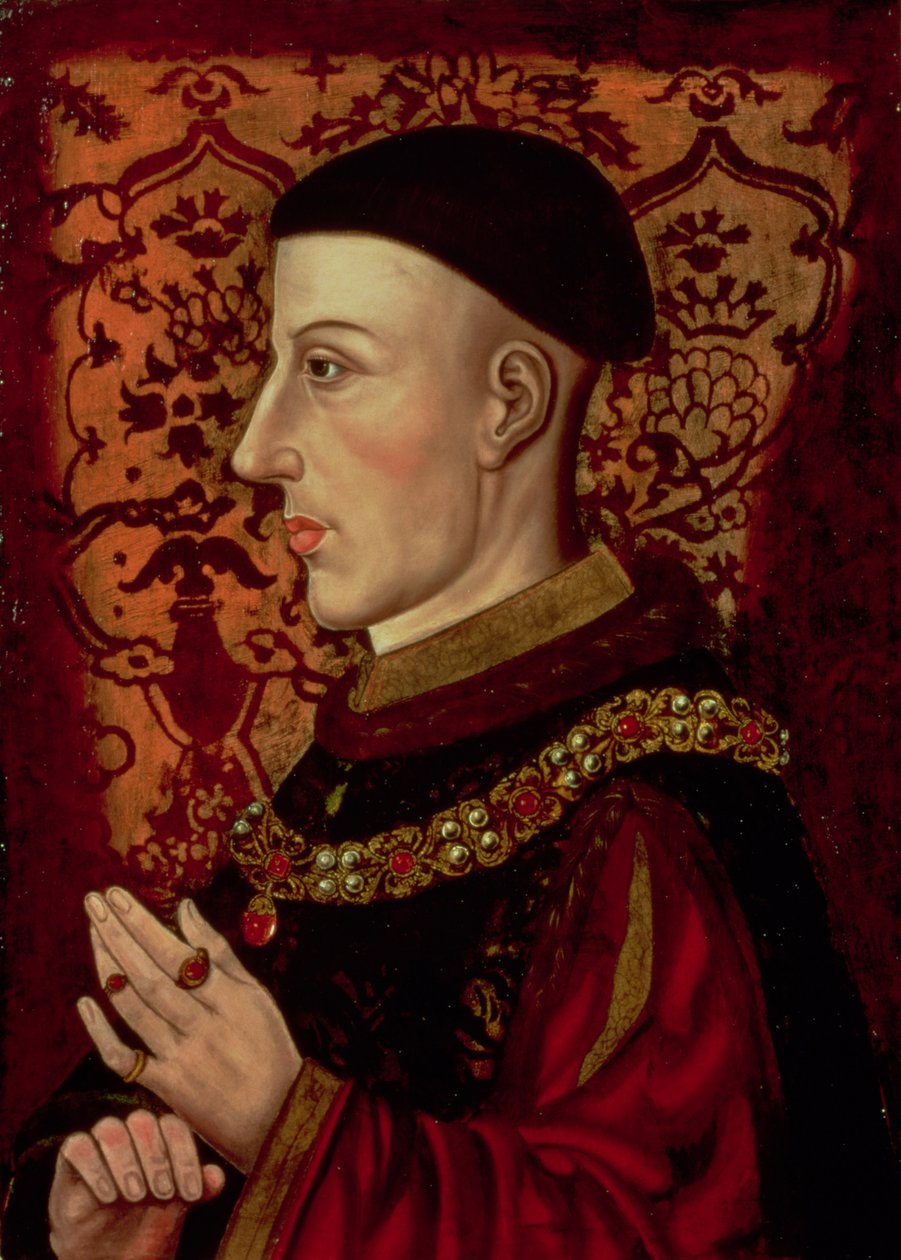 V. Henrik (1387-1422) portréja (lásd: 106922) alkotó: English School