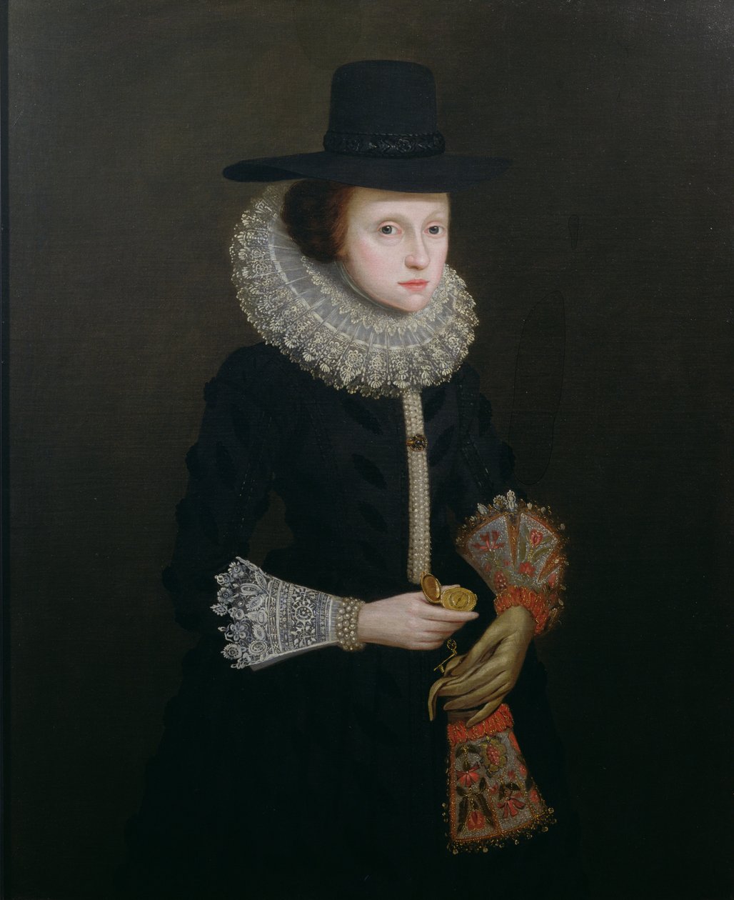 Hester Crispe (született Írország) portréja, 1620 körül alkotó: English School