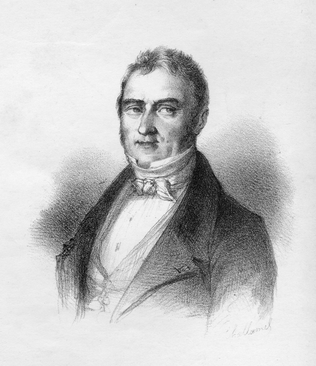 Jacques Laffitte portréja alkotó: English School