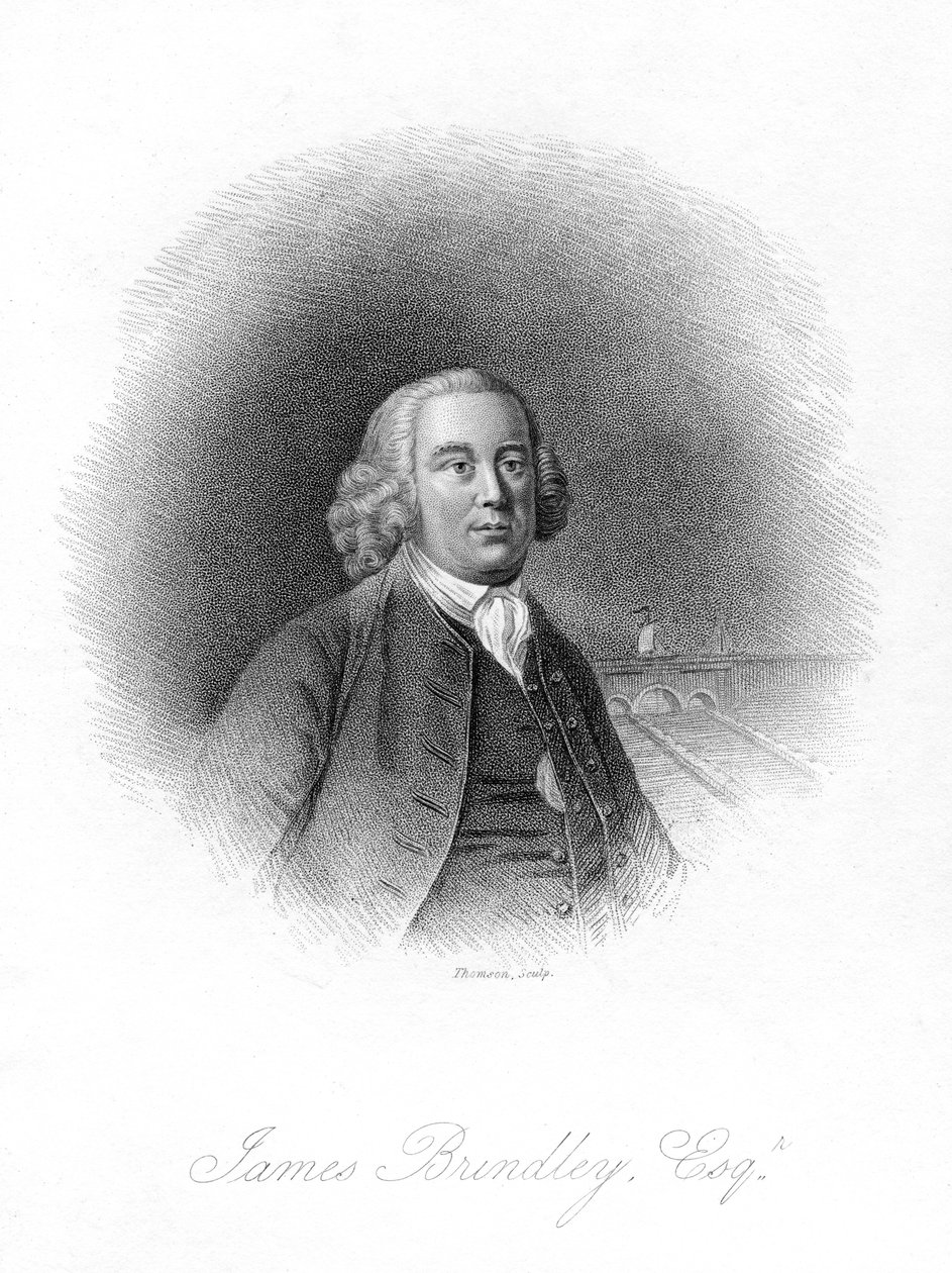 James Brindley portréja alkotó: English School