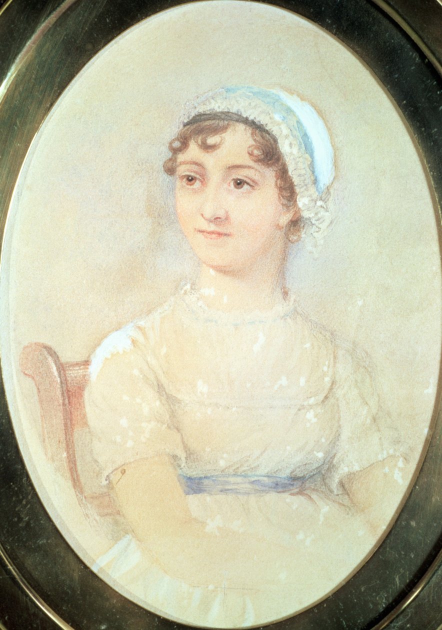 Jane Austen (1775-1817) portréja alkotó: English School
