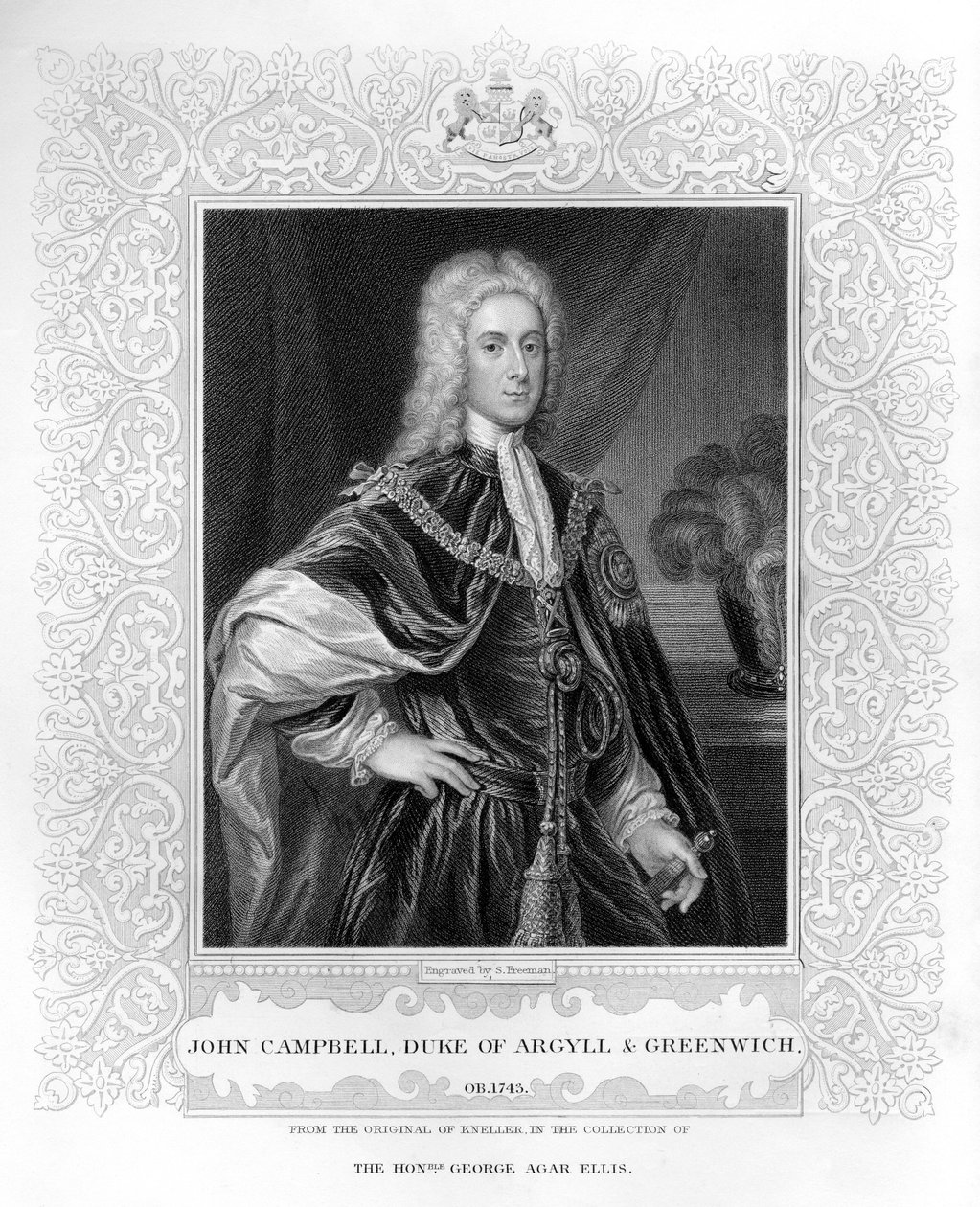 John Campbell, Argyll és Greenwich hercegének portréja (legyen fotó) alkotó: English School