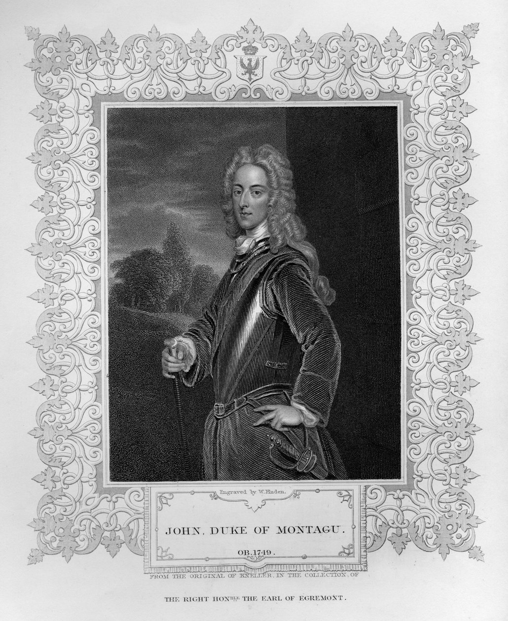 János Montagu herceg portréja alkotó: English School