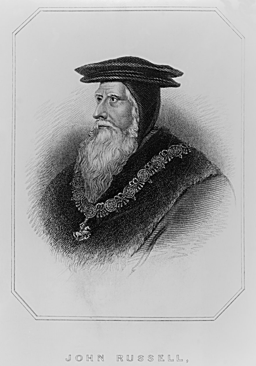 John Russell (1485-1555) Bedford 1. grófjának portréja a „Lodge