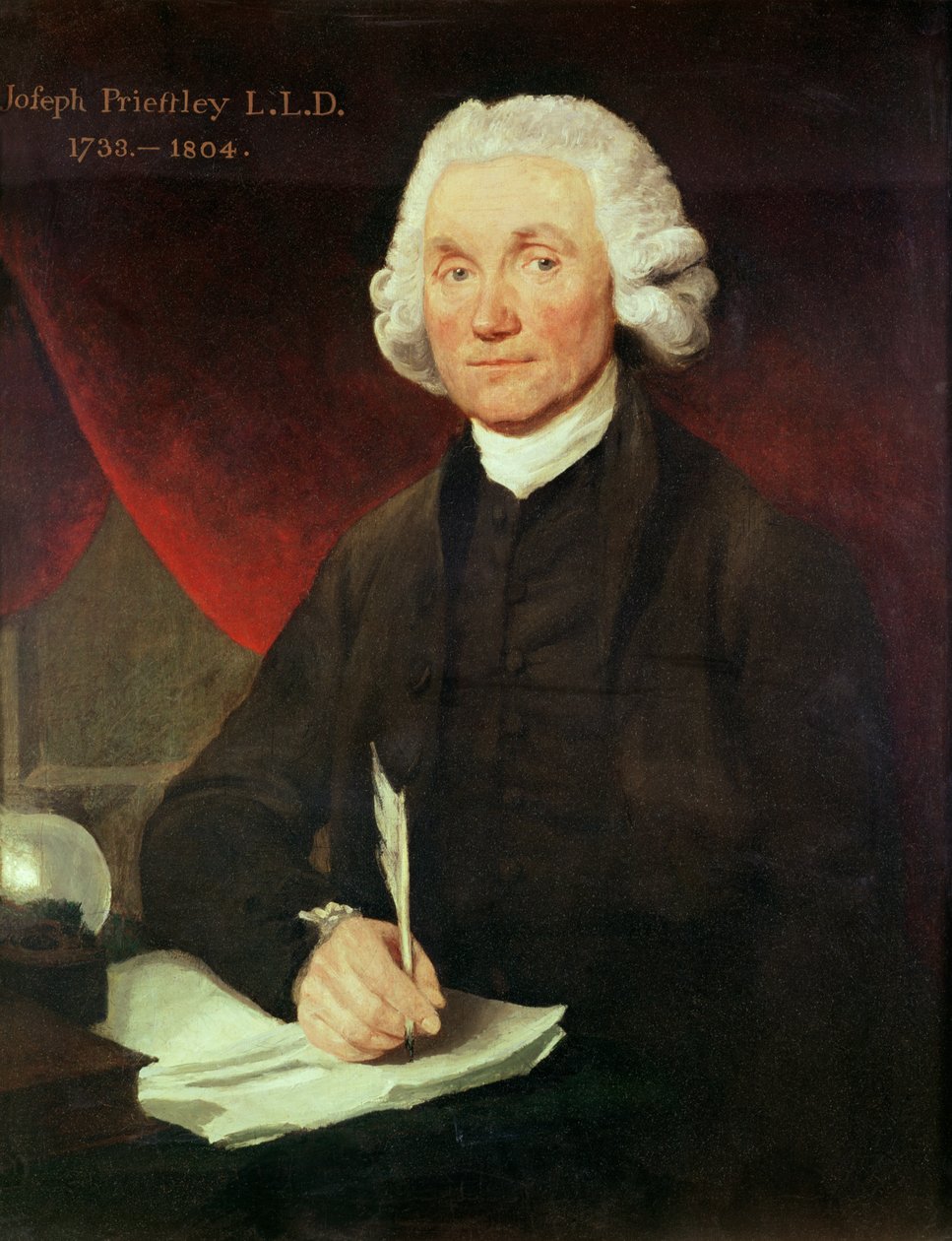 Joseph Priestley (1733-1804) portréja alkotó: English School