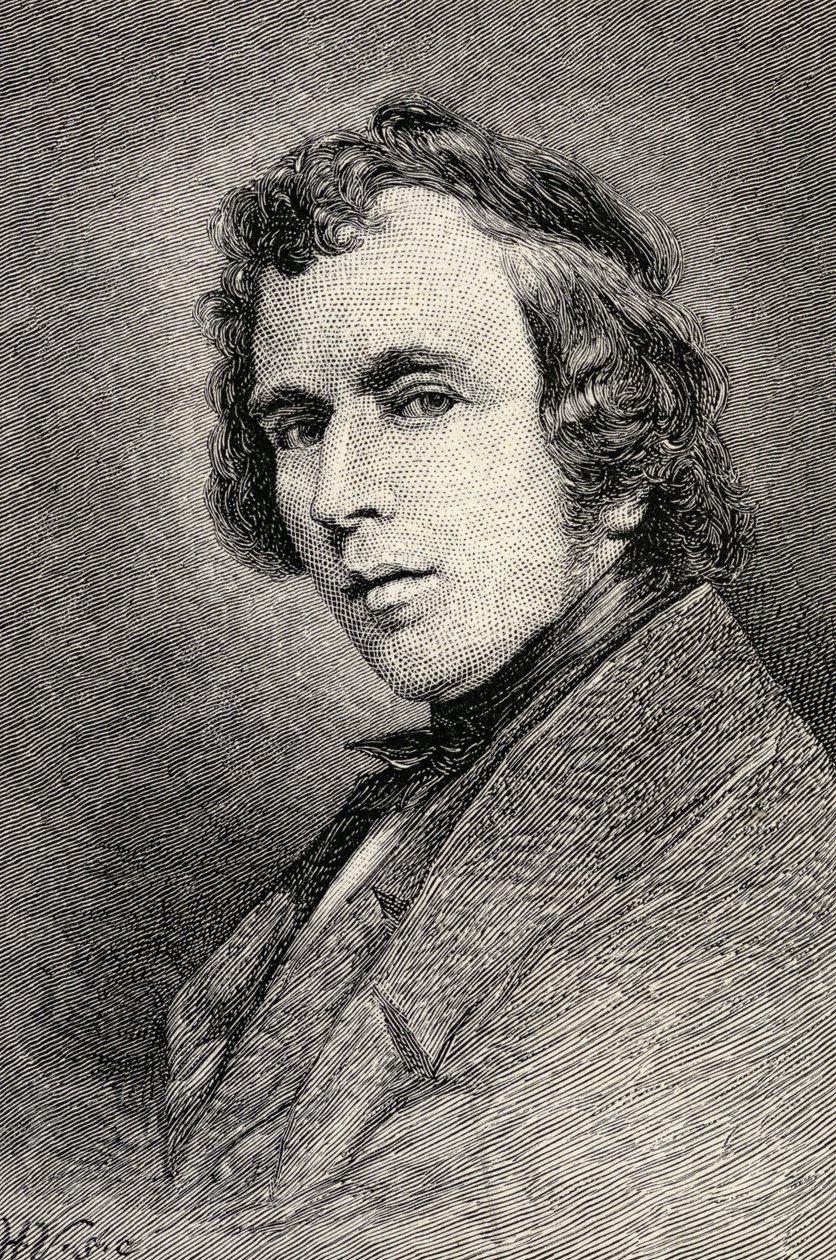 Joseph Severn portréja a „The Century Illustrated Monthly Magazine”-ból, 1883. májustól októberig alkotó: English School