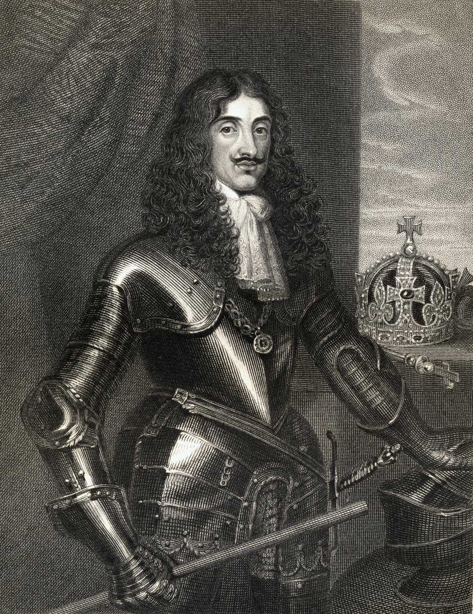 Károly király (1630-85) portréja a "Lodge