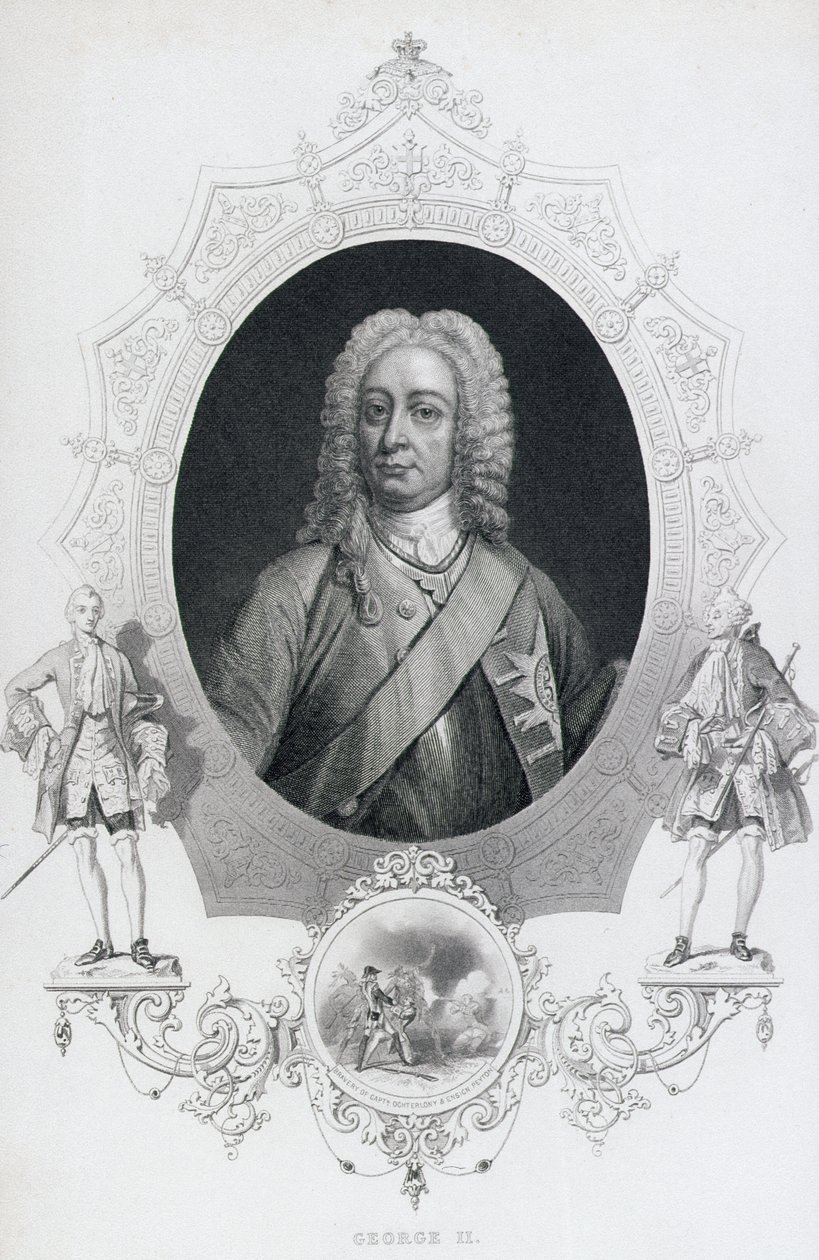 György király (1683-1760) portréja alkotó: English School