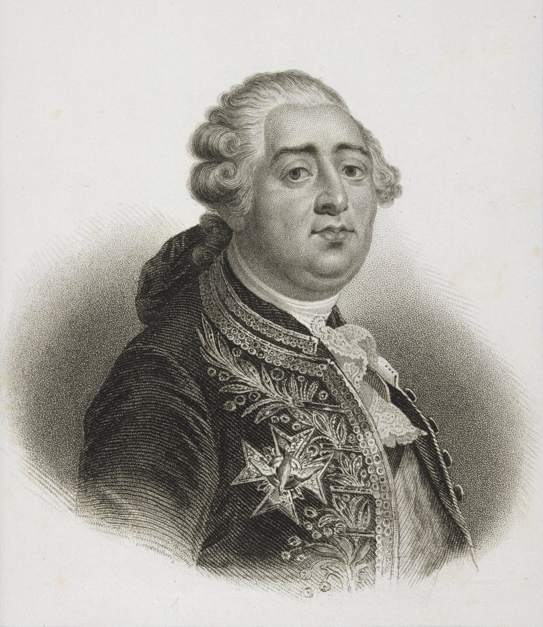 XVI. Lajos (1754-93) francia király portréja alkotó: English School