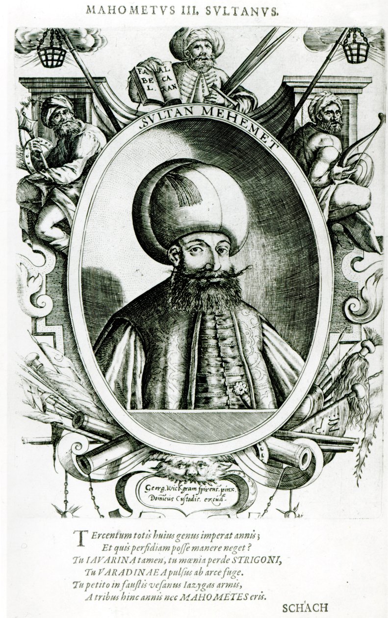 Mehmet portréja III alkotó: English School