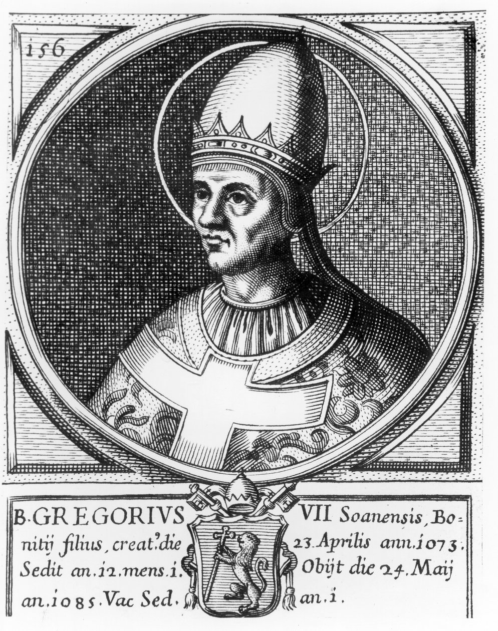VII. Gergely pápa portréja (sz. 1020) alkotó: English School