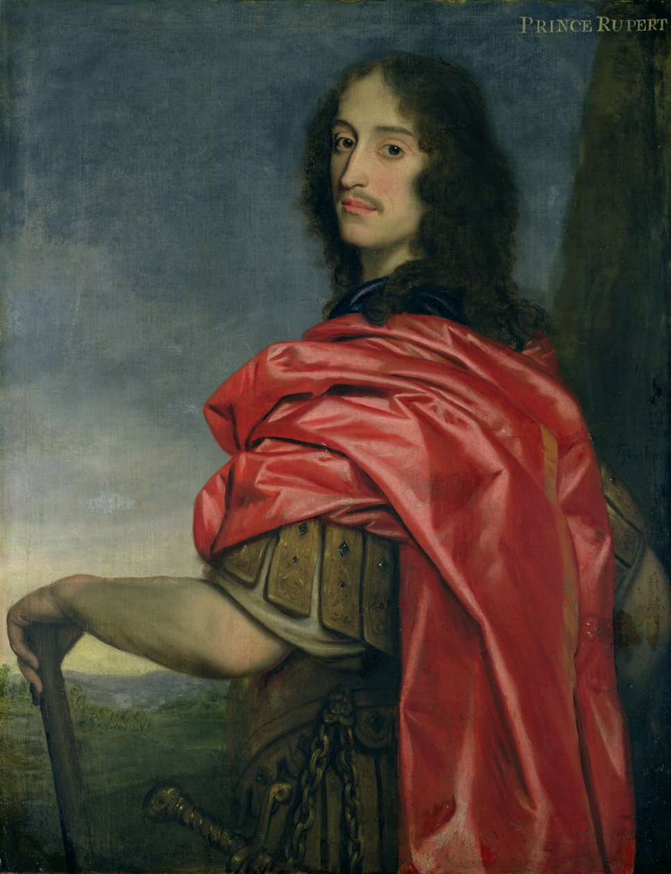 Rupert herceg portréja (1619-82) alkotó: English School