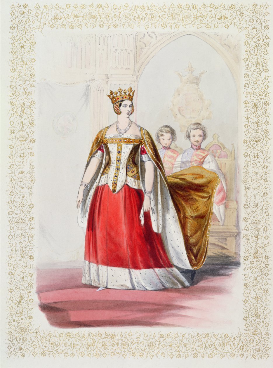 Viktória királynő portréja alkotó: English School