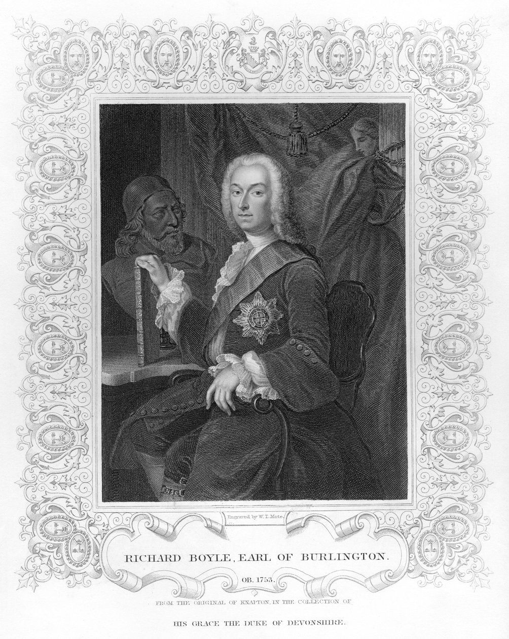 Richard Boyle, Burlington grófjának portréja alkotó: English School