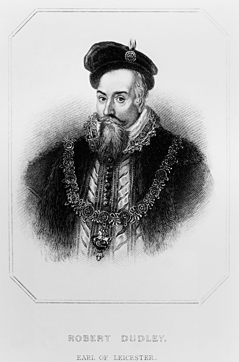 Robert Dudley (1532-88) Leicester 1. grófjának portréja a „Lodge