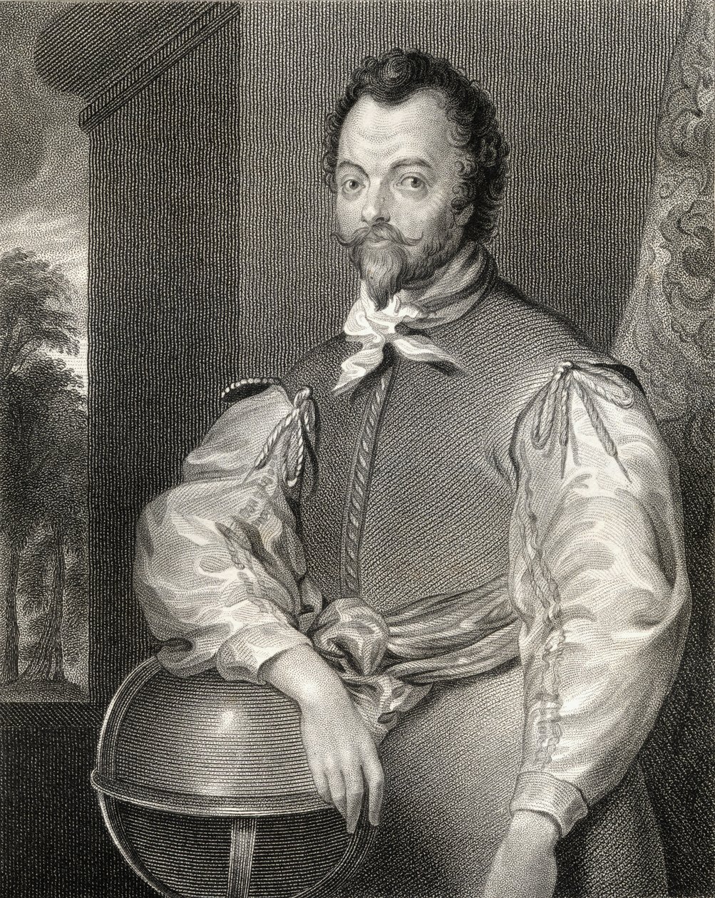 Sir Francis Drake (154043-1596) portréja a „Lodge