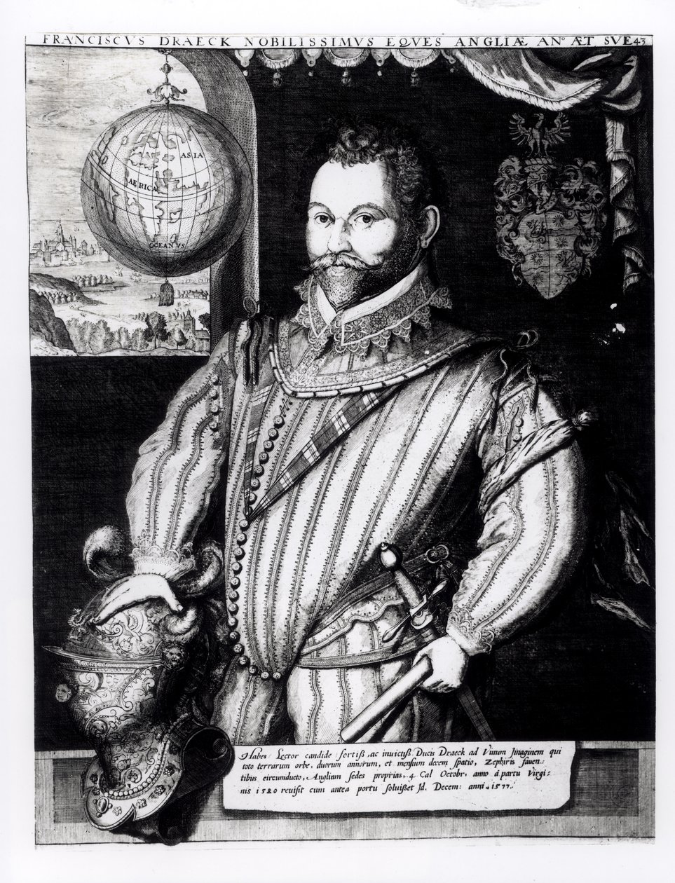 Sir Francis Drake portréja (1540-96 körül) alkotó: English School