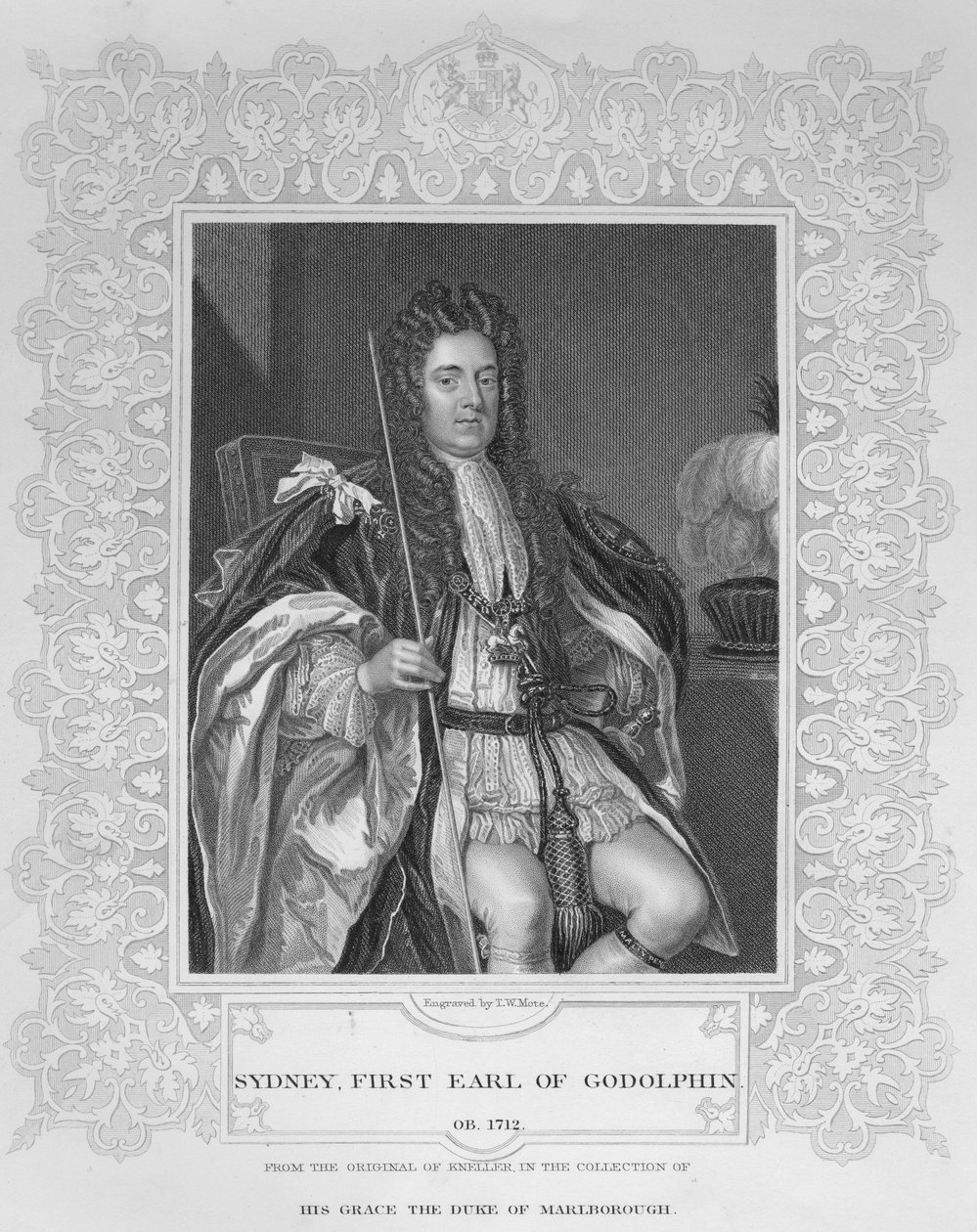 Sydney portréja, Godolphin első grófja alkotó: English School