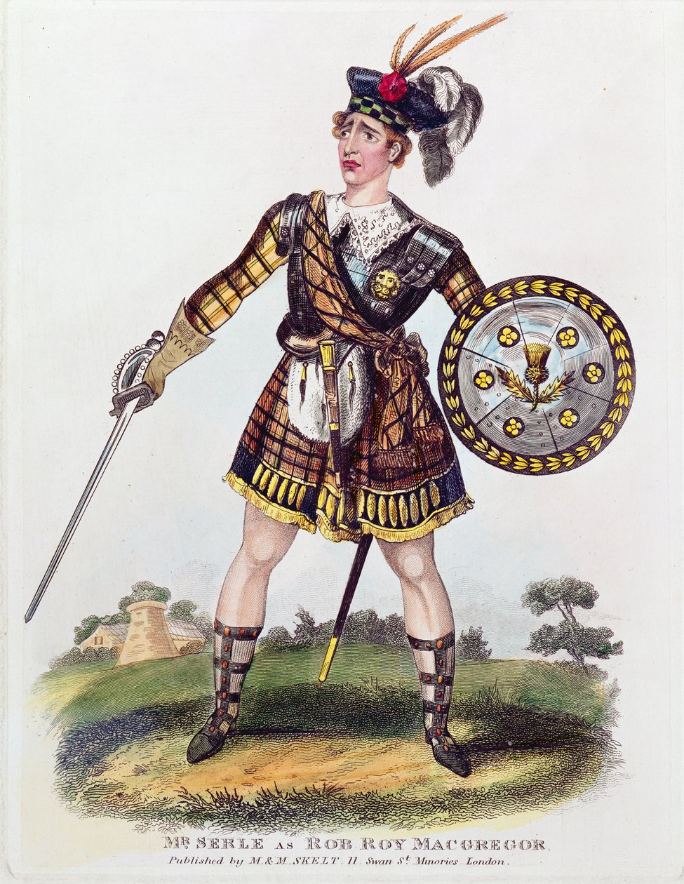 Thomas James Serle (kb.1799-1889) portréja, mint Rob Roy Macgregor alkotó: English School