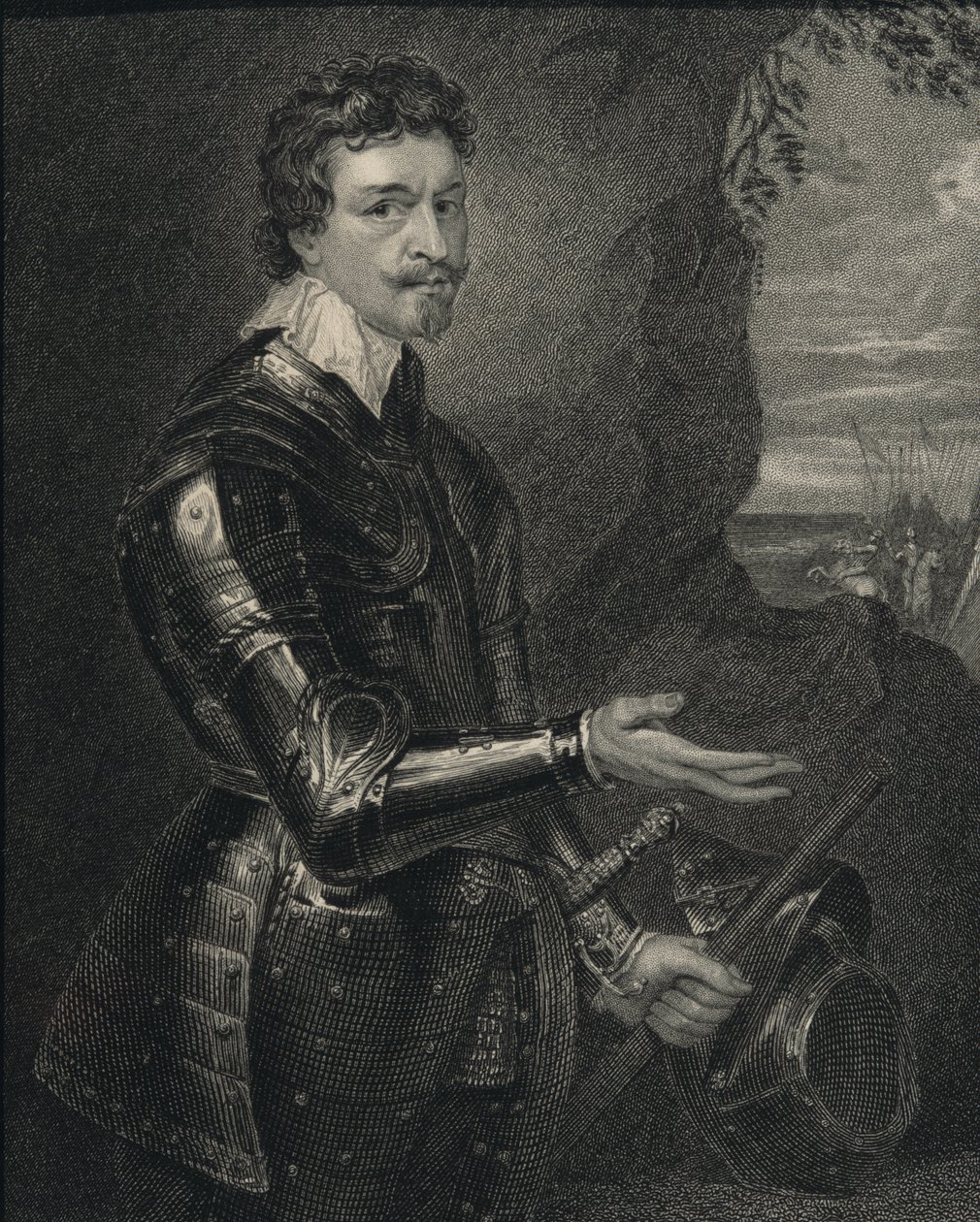 Thomas Wentworth (1593-1641), Strafford 1. grófjának portréja, a "Lodge