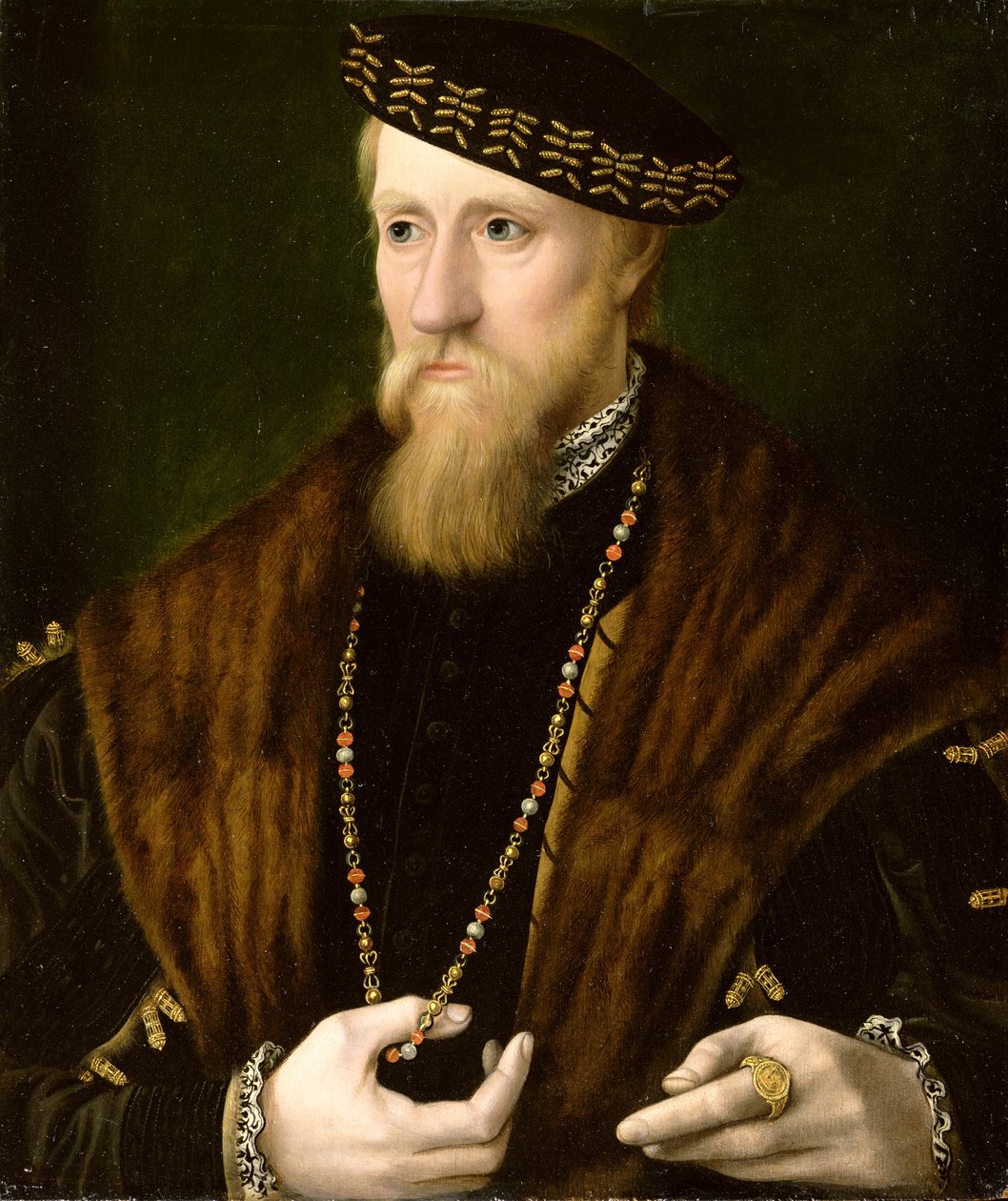 Egy úriember portréja, akit hagyományosan Edward Seymournak, Hertford 1. grófjának és Somerset hercegének tartanak (1506-52 körül) (panel) alkotó: English School
