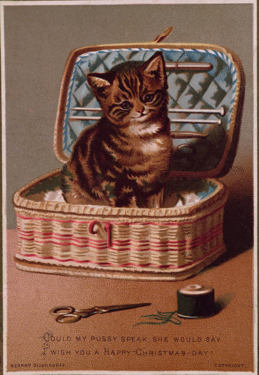 Pussy a munkakosárban alkotó: English School