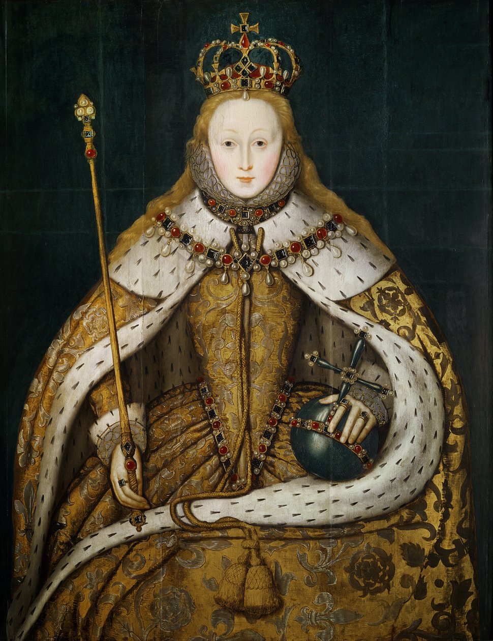 I. Erzsébet királynő, 1600 körül alkotó: English School