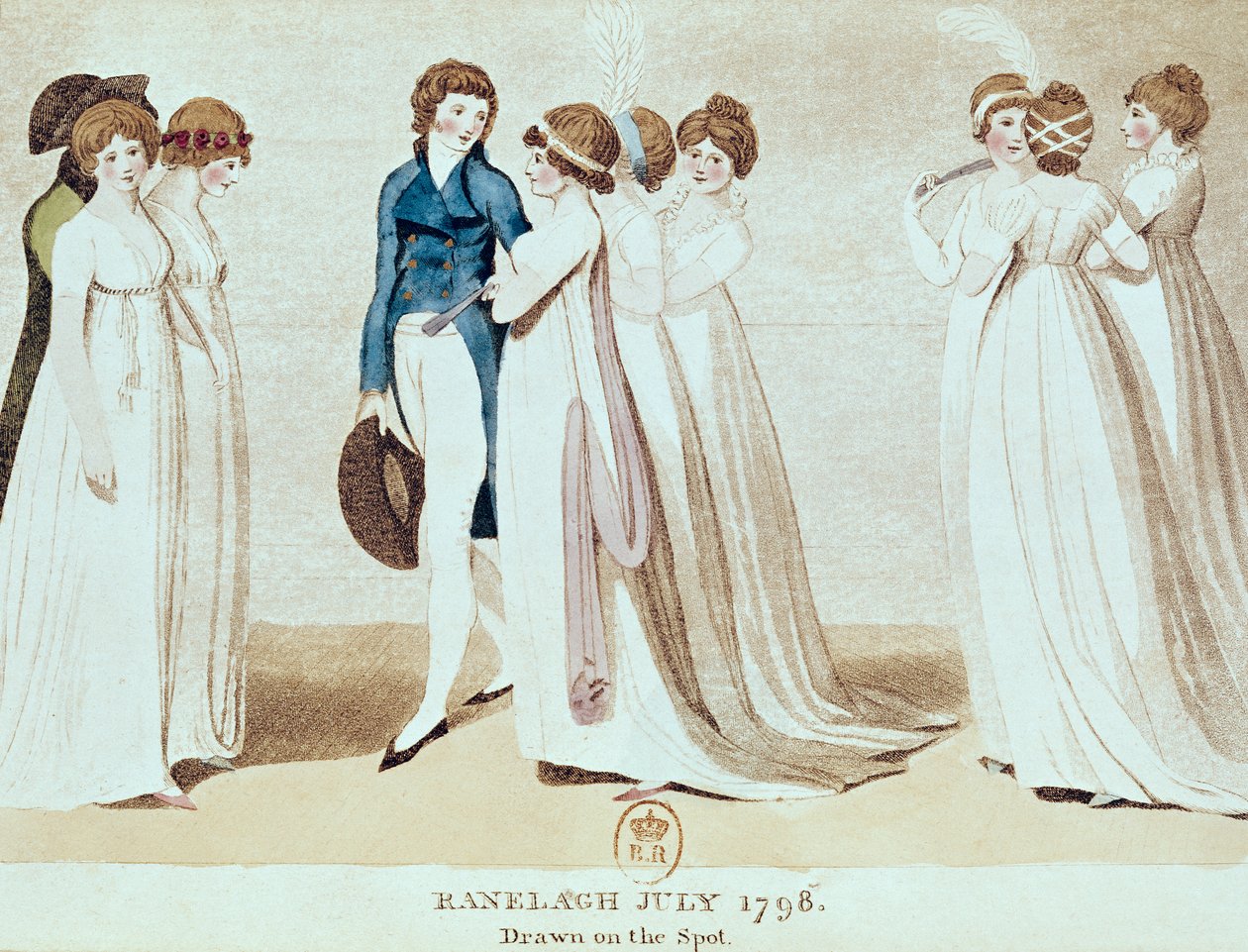 Ranelagh, 1798. július, 1798-1800 körül (wc papíron) alkotó: English School