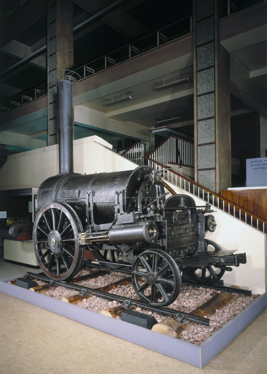 Stephensons Rocket maradványai, 1829 alkotó: English School