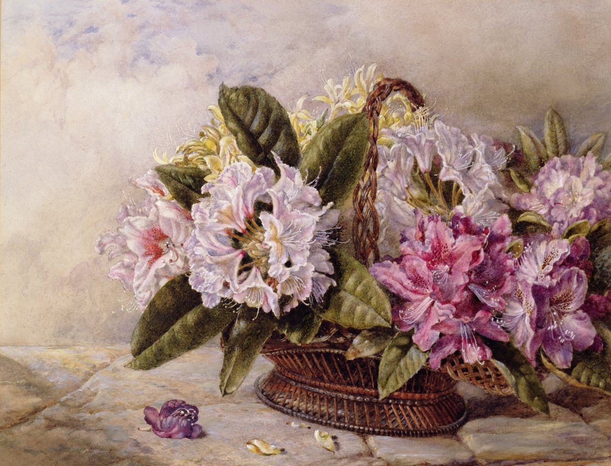 Rhododendronok alkotó: English School