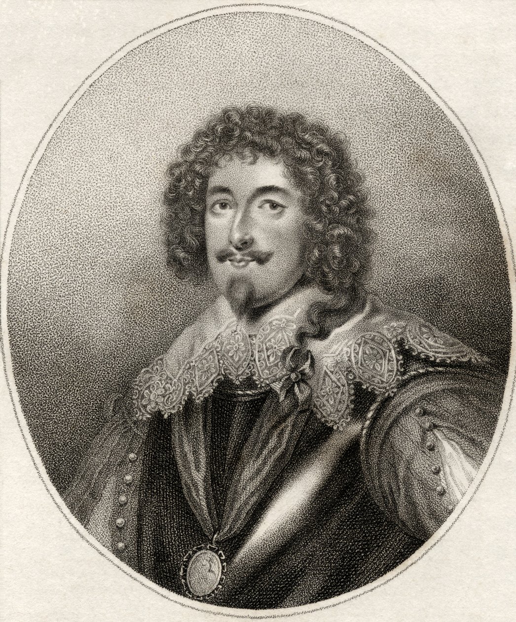 Richard Sackville, Bocquet metszete, illusztráció a „Királyi és nemes szerzők katalógusának III. kötetéből”, 1806-ban megjelent alkotó: English School