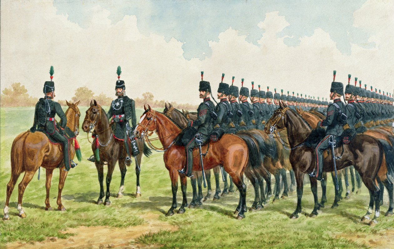 Royal East Kent Yeomanry, 1865 alkotó: English School