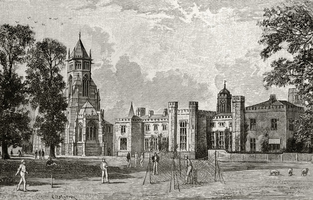 Rugby School, a „The English Illustrated Magazine”-ból, 1891-92 alkotó: English School