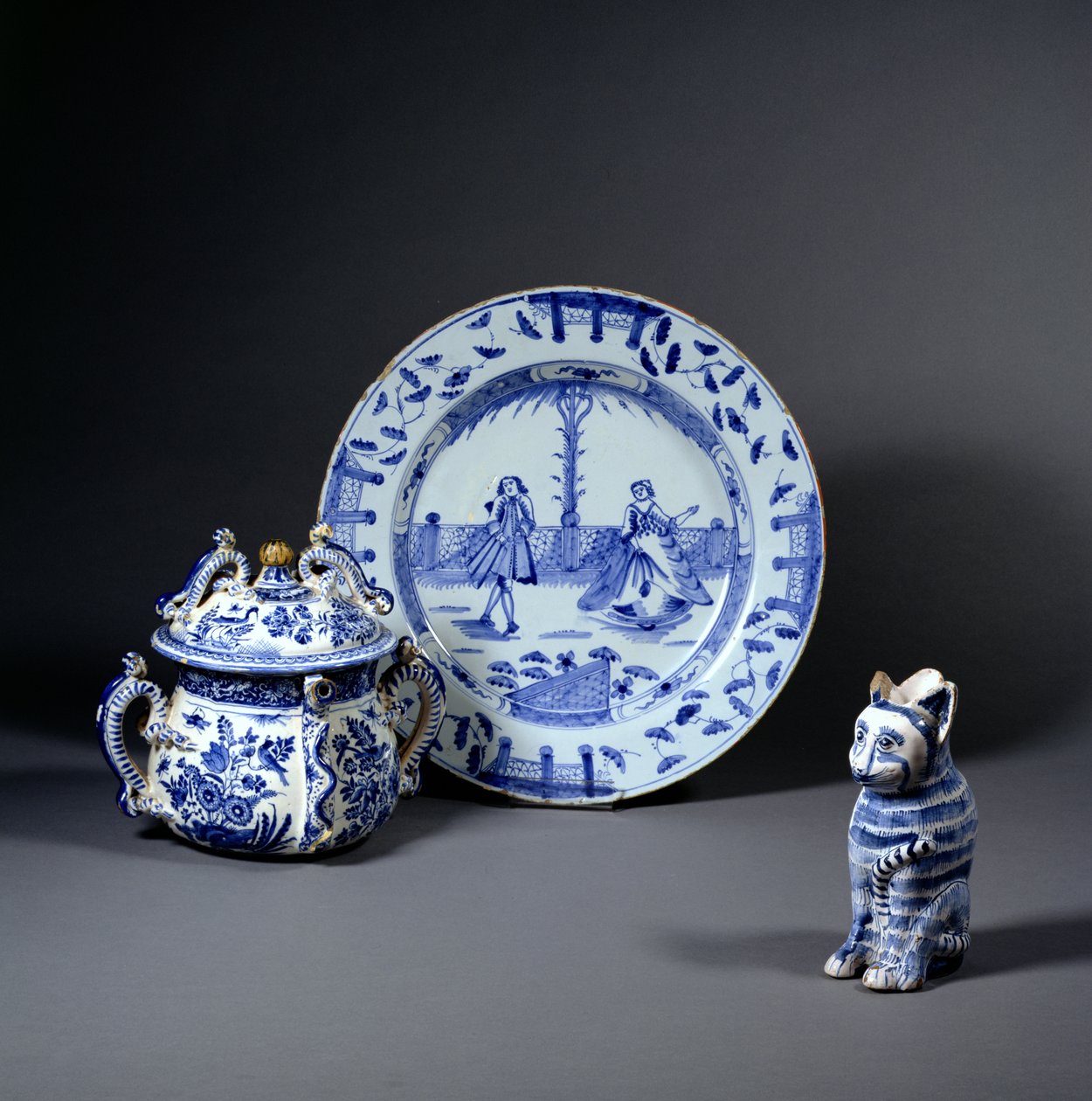 Delftware választék, c.1670 (kerámia) alkotó: English School