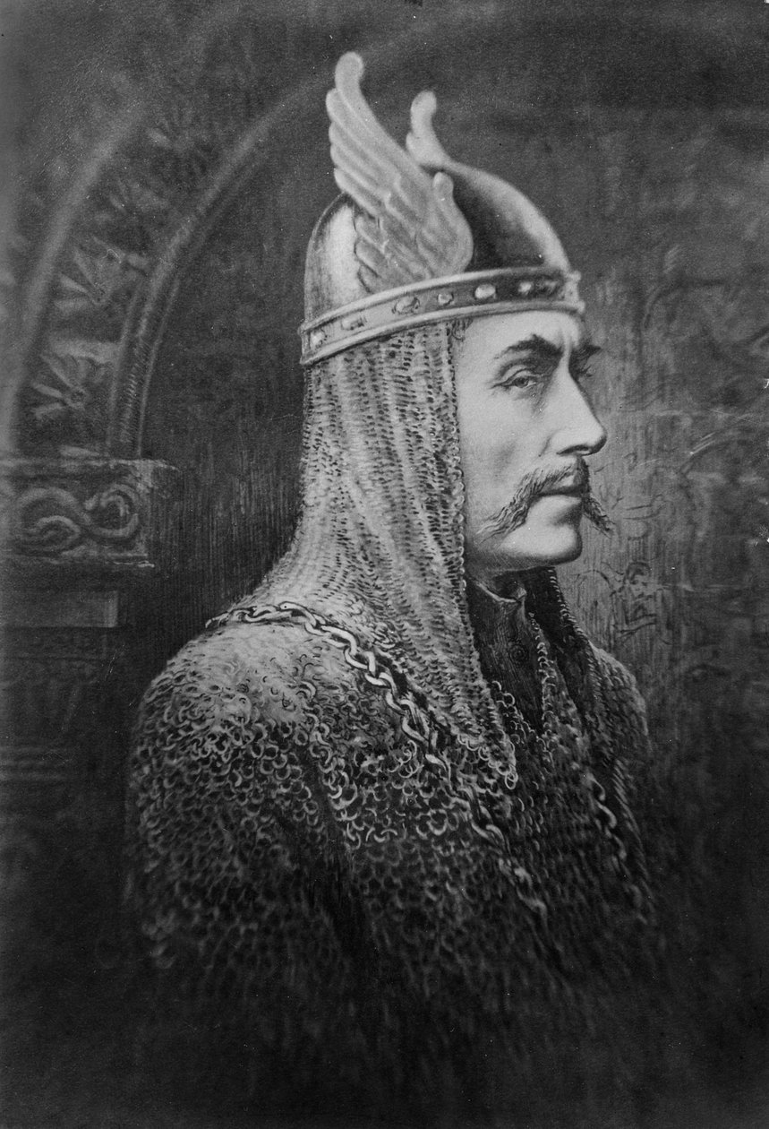 Sir Johnston Forbes-Robertson Macbeth szerepében alkotó: English School