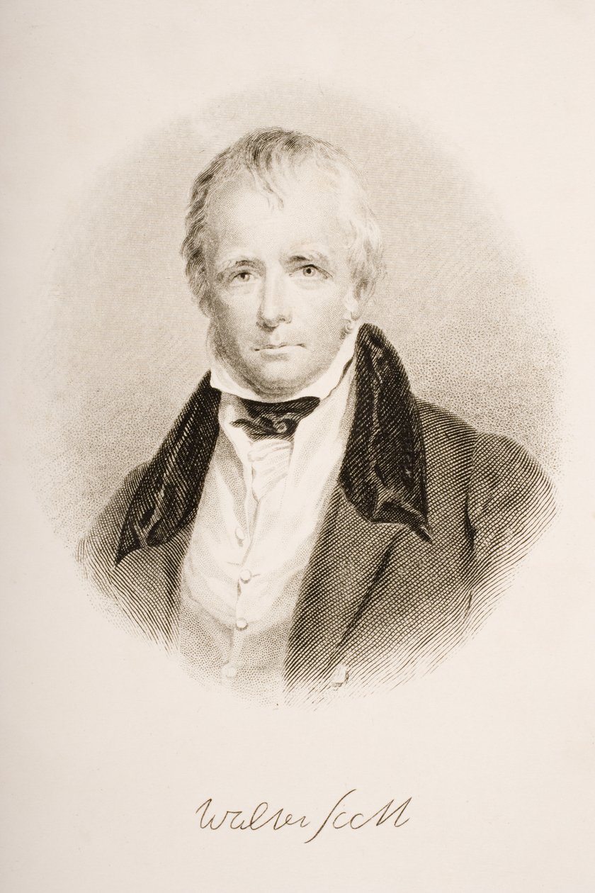 Sir Walter Scott (1771-1832) alkotó: English School