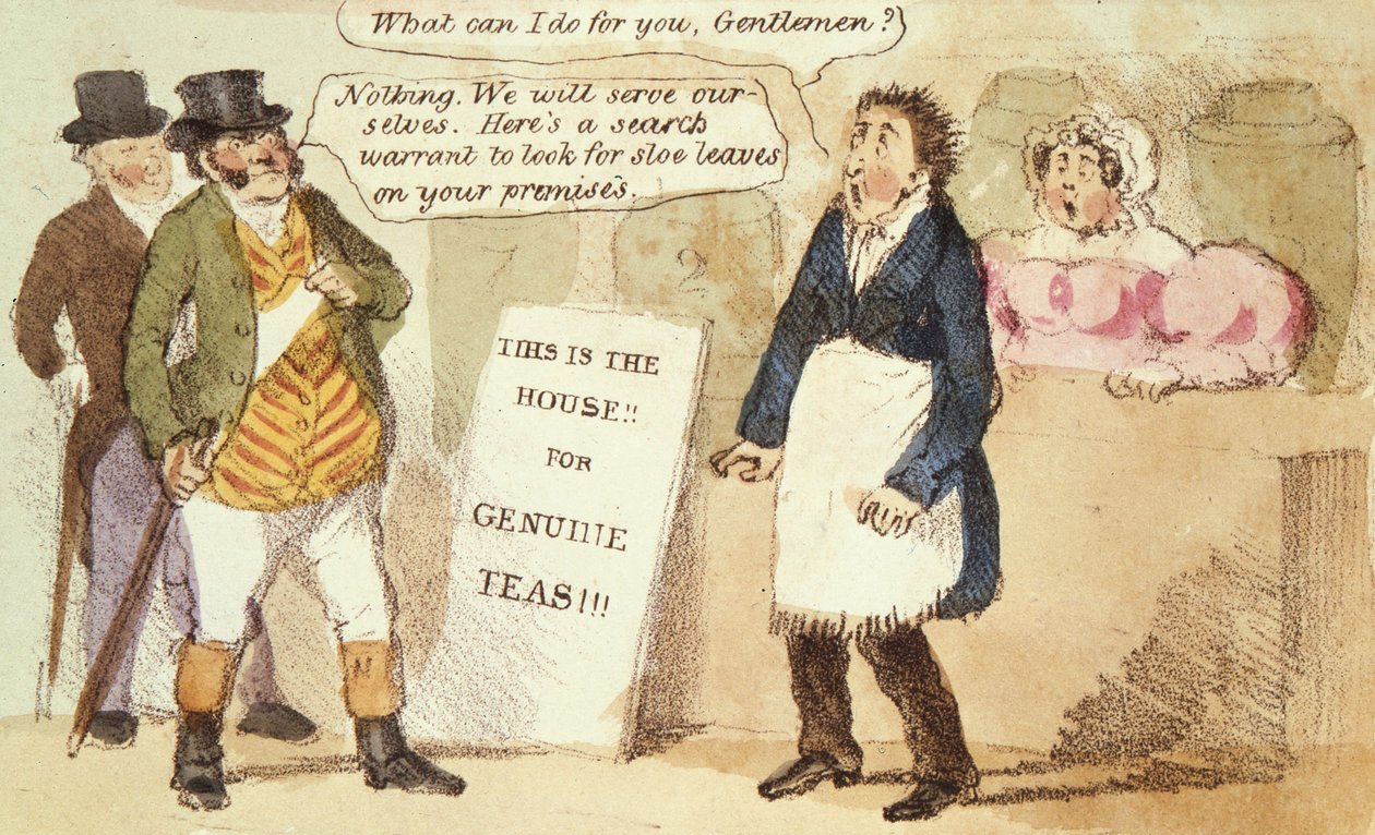Sloe (lassú), de biztos igazság, 46. sz. a Karikatúrákból, 1831 körül alkotó: English School