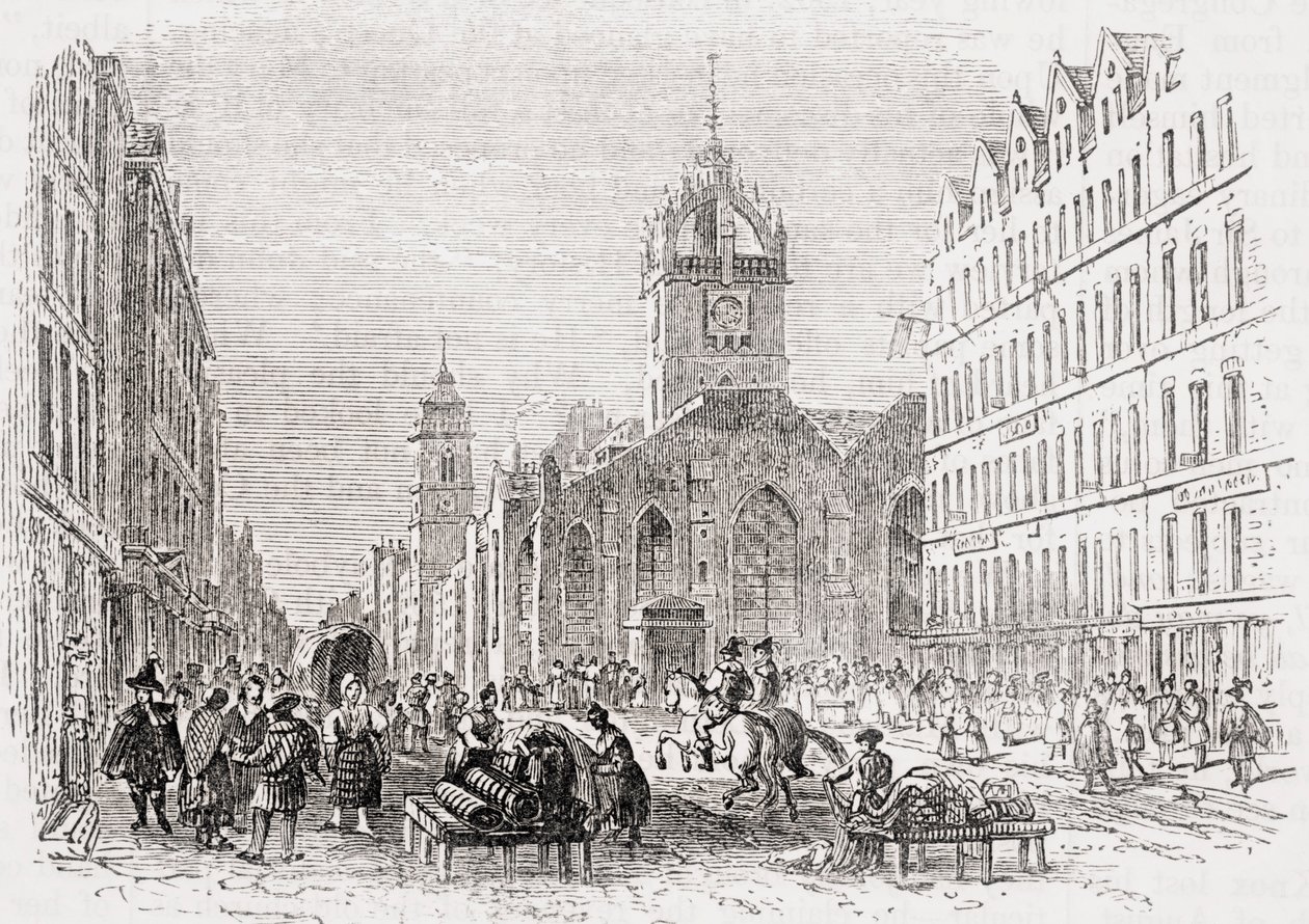 St Giles és a régi Tron templom, Edinburgh a 17. században, Lord Brougham és mások "Old England