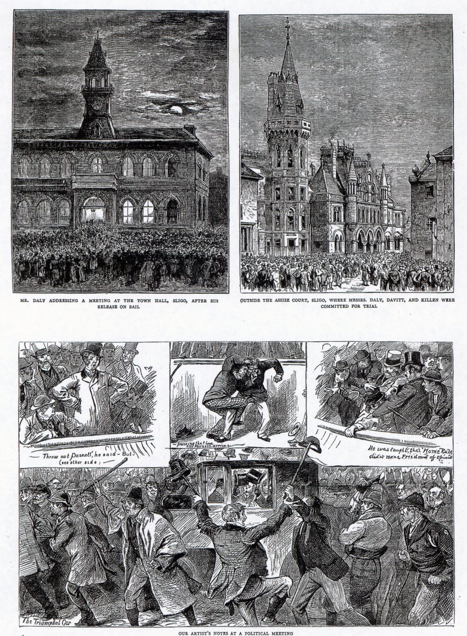 The Agitation in Ireland, illusztrációk a 