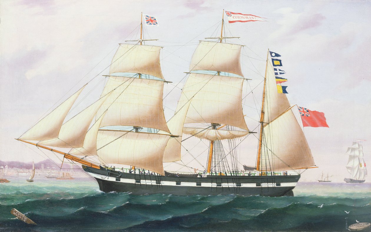 A Barque `Kormorán alkotó: English School
