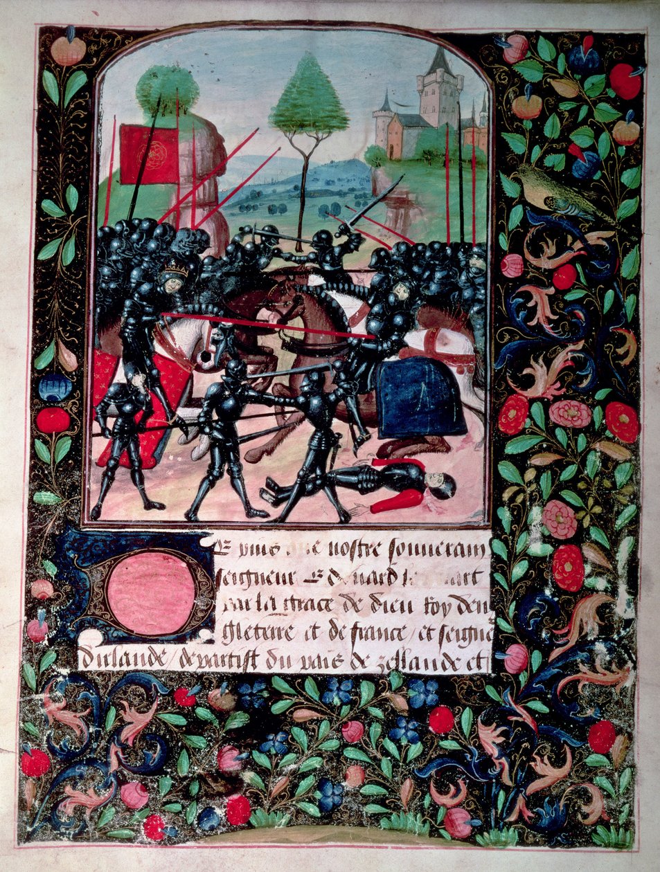 A barneti csata, 1471. április 14 alkotó: English School