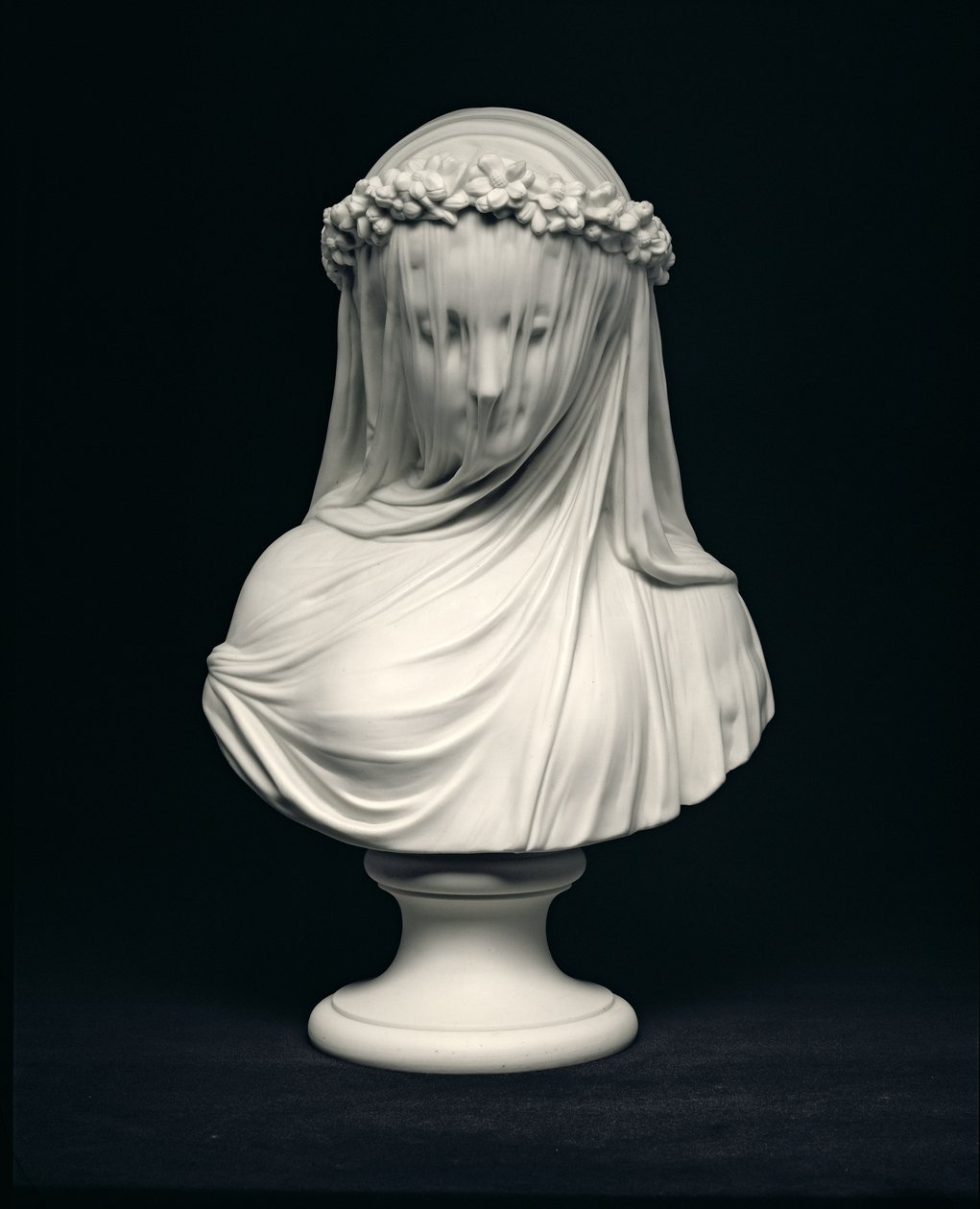 A menyasszony, a fej után Raffaelle Monti, Copeland, Anglia, 1873 (Parian porcelán) alkotó: English School