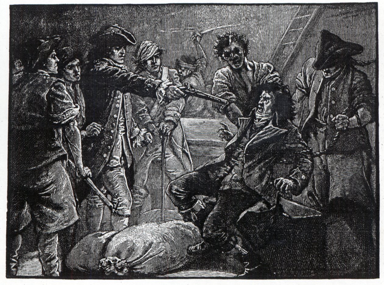 Wolfe Tone elfogása 1798-ban alkotó: English School