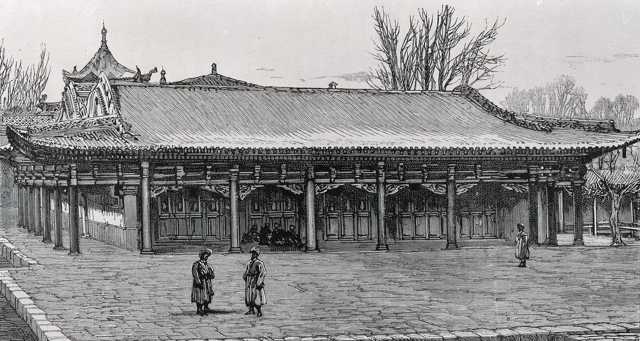 A Kuldjai Fő Taranchi mecset alkotó: English School