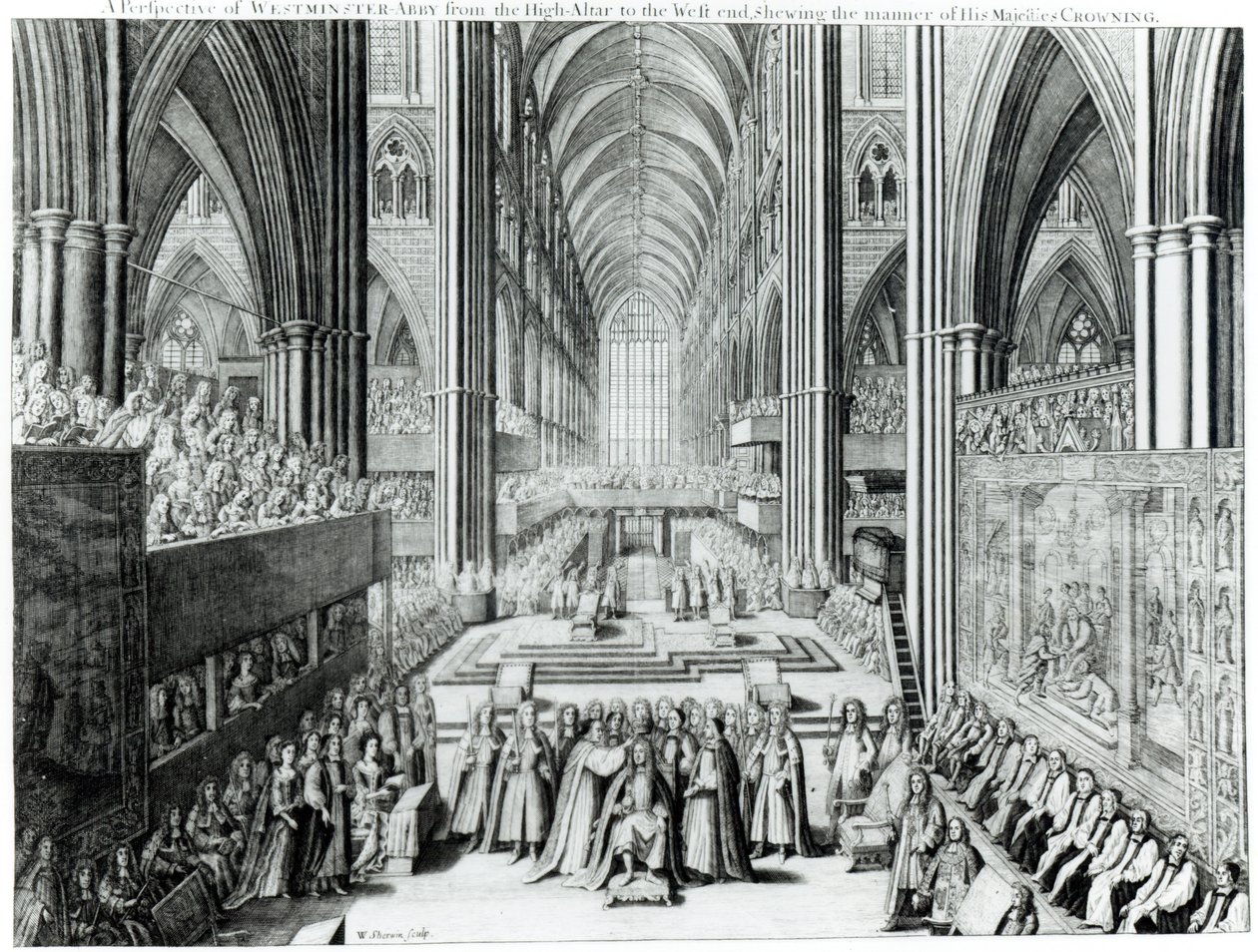 II. Jakab király koronázása (1633-1701) 1685 körül alkotó: English School