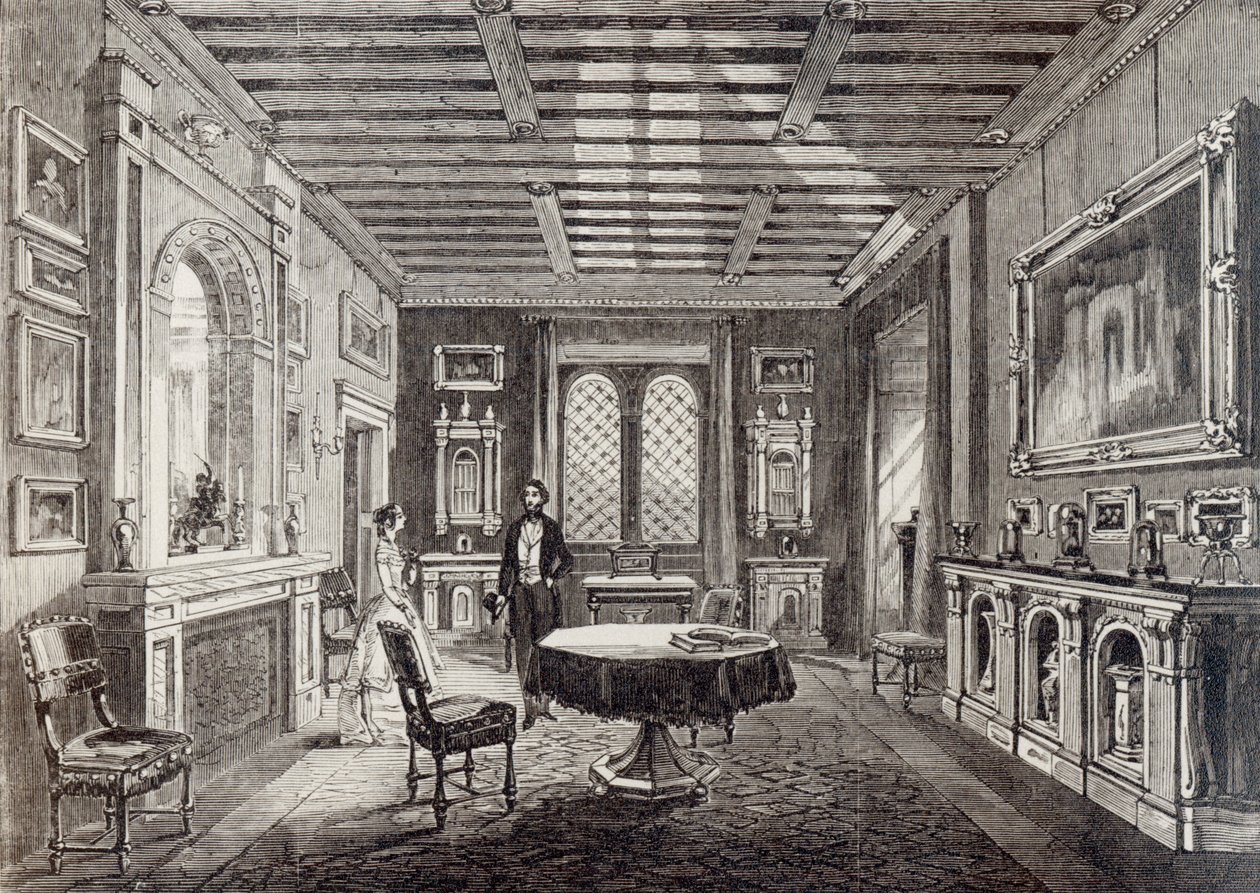 The Crimson Drawing Room, Lansdown Tower alkotó: English School