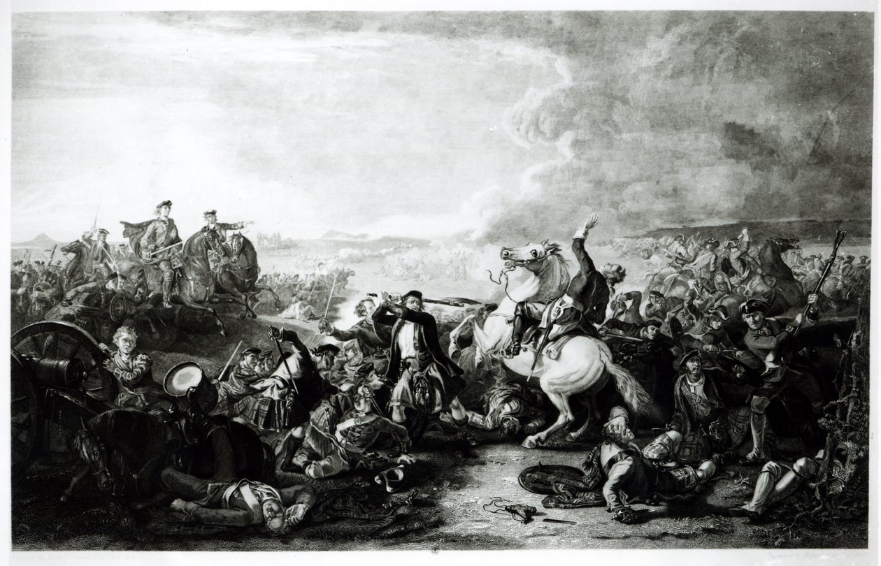 James Gardiner ezredes (1688-1745) halála a prestonpansi csatában 1745-ben alkotó: English School