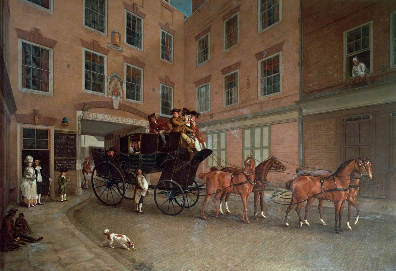 A Diligence indulása Southamptonból alkotó: English School