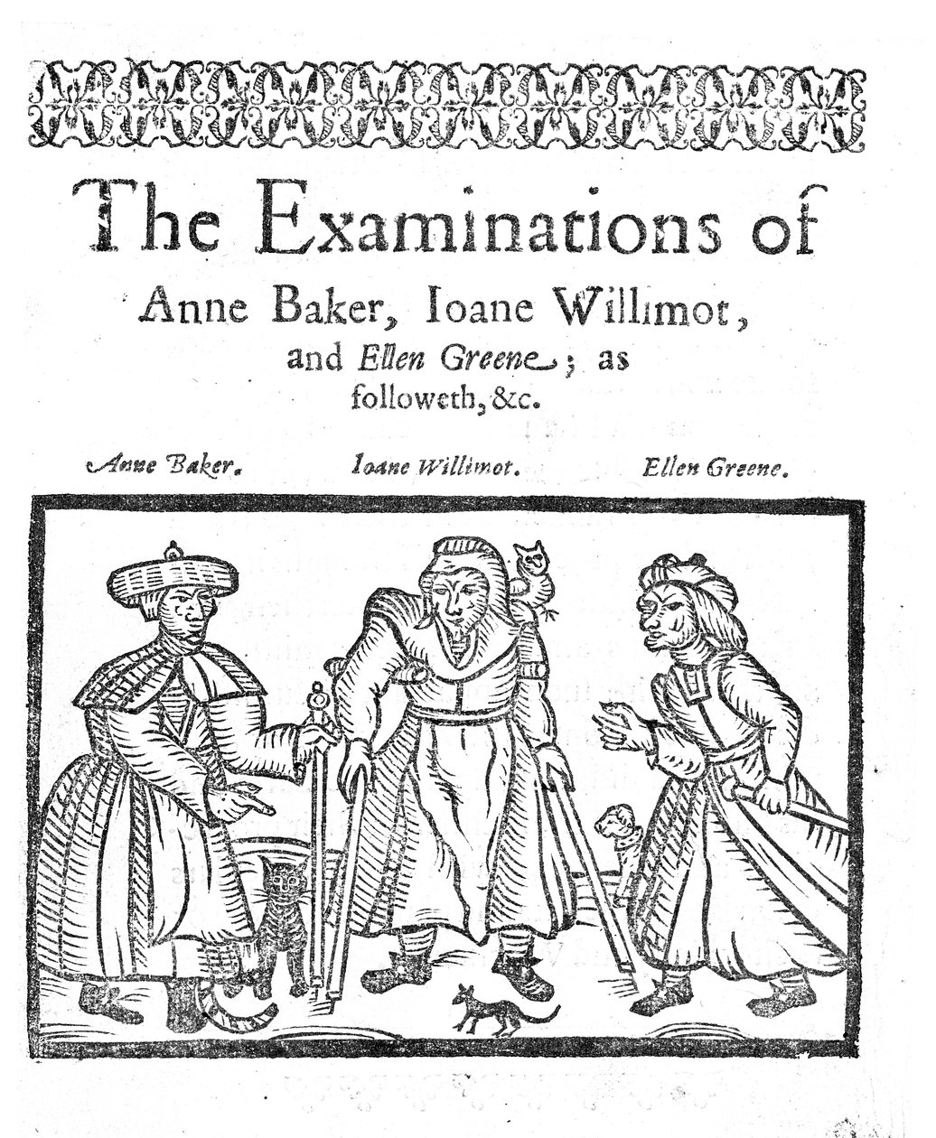 Anne Baker, Joanne Willimot és Ellen Greene vizsgái alkotó: English School
