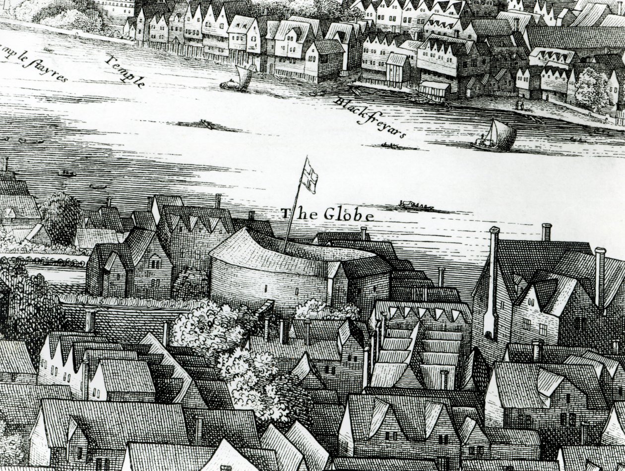 Az Első Globe Színház vagy Rose Theatre alkotó: English School